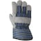 Magid Leather Palm Gloves, Wing Thumb, Gray, 2XL, 12 PK TB655EJJ - alternate 2